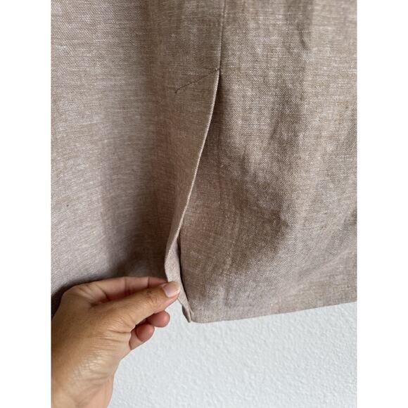 NWT Old Navy Women's Double-Breasted Linen-Blend Blazer Size M Spring Career - Picture 12 of 16